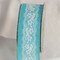 The Ribbon People Blue and White Floral Lace Craft Ribbon 2.5" x 10 Yards